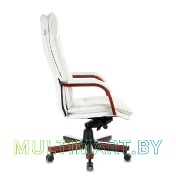 Кресло Бюрократ T-9927WALNUT (слоновая кость) картинка 2